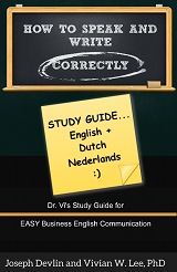 how to speak and write correctly study guide english dutch